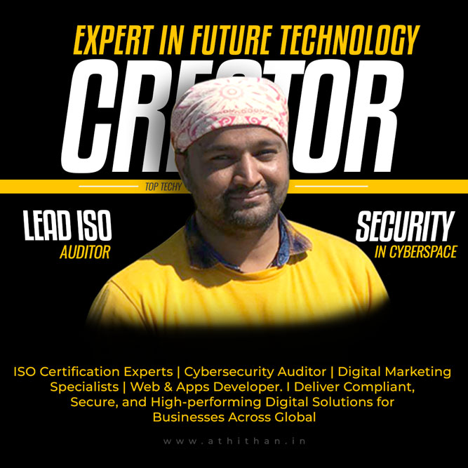 Athithan-lead cyber secuity expert in pondicherry, chennai, bangalore